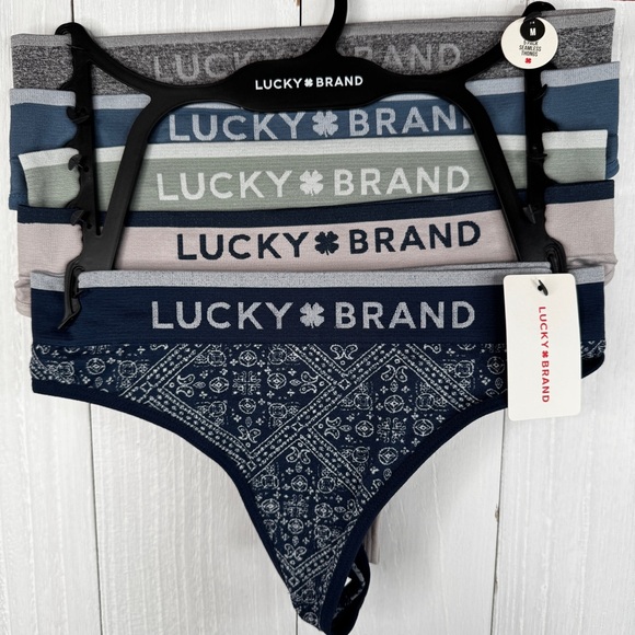 Lucky Brand Other - Lucky Brand Seamless Thongs - 5pk